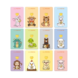 한국금거래소 12지신 하트 골드바 1g